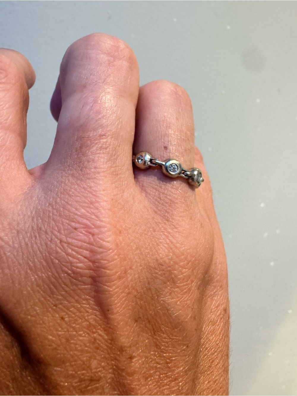 *FLASH SALE*14 KT Gold Diamond Eternity Band - Picture 2 of 6